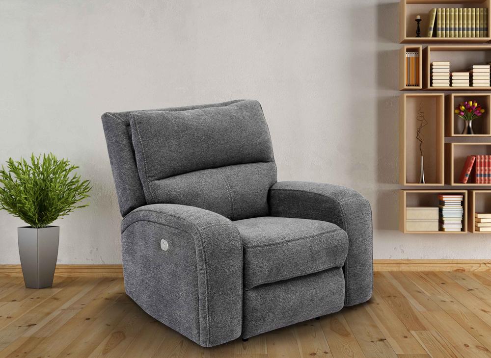 Parker House - Polaris Power Recliner in Bizmark Grey - MPOL812PH-BIG view 2