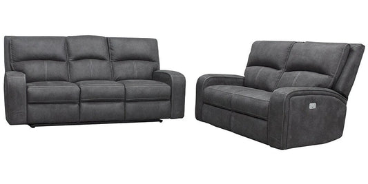 Parker House - Polaris - Slate Power Reclining Sofa and Loveseat - MPOL-32PH-SLA view 1