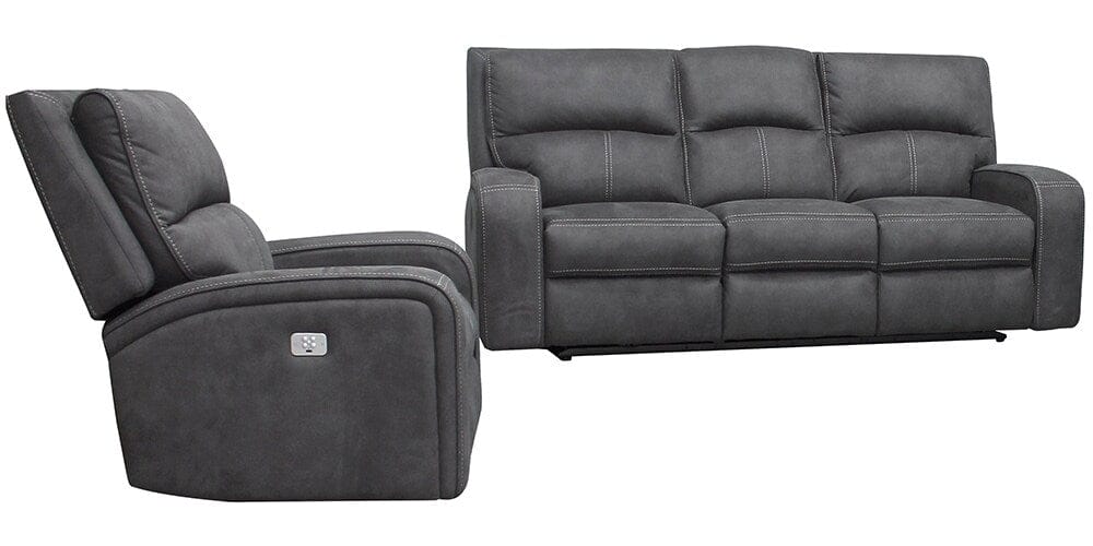 Parker House - Polaris - Slate Power Reclining Sofa and Recliner - MPOL-31PH-SLA view 1