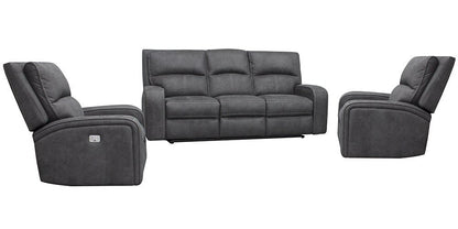 Parker House - Polaris - Slate Power Reclining Sofa and Two Recliners - MPOL-311PH-SLA view 1