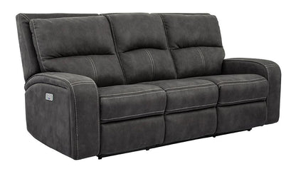 Parker House - Polaris - Slate Power Reclining Sofa and Two Recliners - MPOL-311PH-SLA view 4