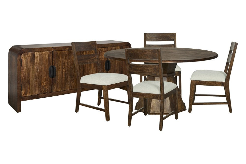 Parker House - Portico - Dining Table with 4 Ladderback Chairs and Console - DPRT-KIT-6B-60RND view 1