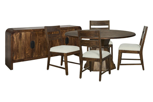 Parker House - Portico - Dining Table with 4 Ladderback Chairs and Console - DPRT-KIT-6B-60RND view 1