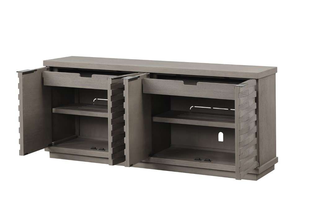 Parker House - Pure Modern 63 in. Angled Door TV Console - PUR63A_CLOSEOUT veiw 2
