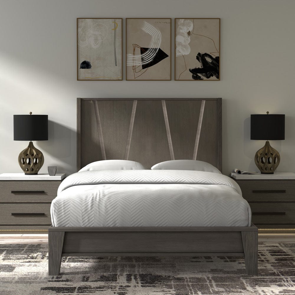 Parker House - Pure Modern Bedroom King Panel Bed - BPUR#1166-3 view 10