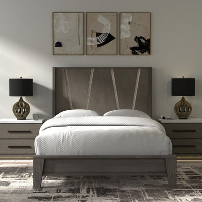 Parker House - Pure Modern Bedroom King Panel Bed - BPUR#1166-3 view 10