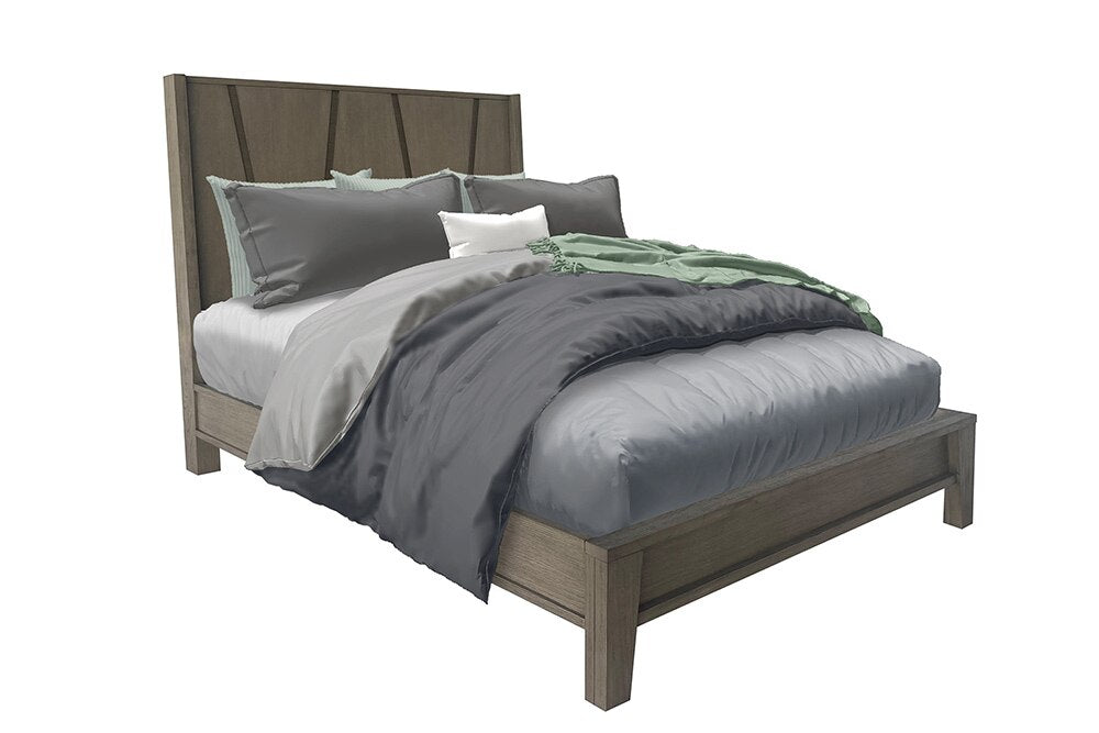 Parker House - Pure Modern - Bedroom King Panel Bed with Dresser and Mirror - BPUR-3PC-1166-DM veiw 9