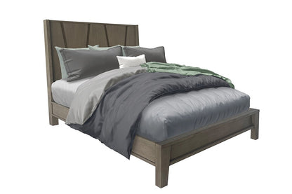 Parker House - Pure Modern - Bedroom King Panel Bed with Dresser and Mirror - BPUR-3PC-1166-DM veiw 9