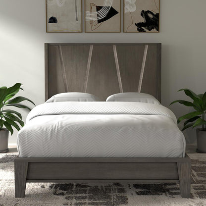 Parker House - Pure Modern - Bedroom Queen Panel Bed with Dresser and Mirror - BPUR-3PC-1150-DM veiw 3