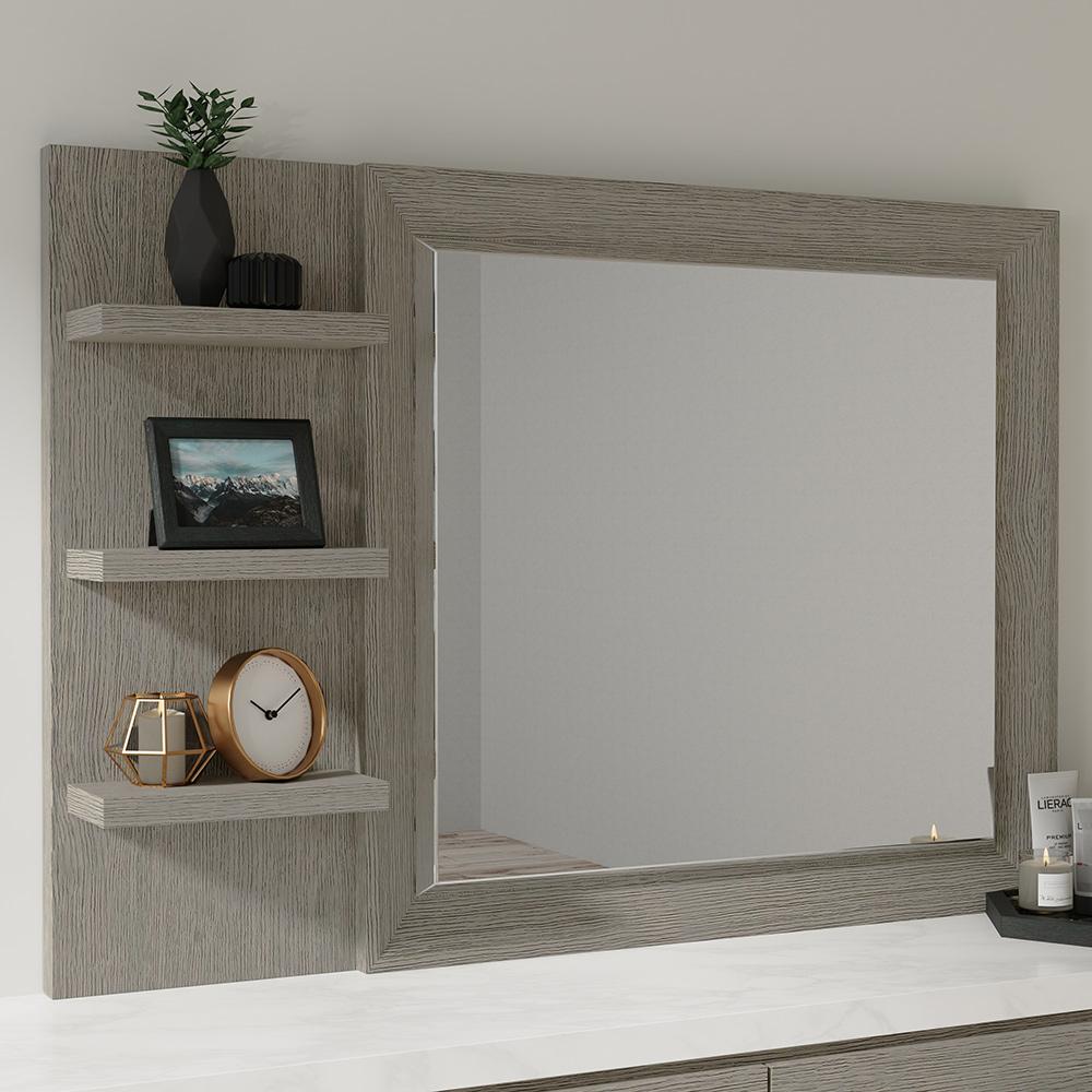 Parker House - Pure Modern - Bedroom Queen Platform Bed with Dresser and Mirror - BPUR-3PC-1250-DM veiw 8