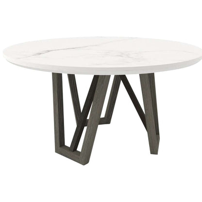 Parker House - Pure Modern Dining 54 in. Round Table with Wood Base - DPUR#54RND view 1
