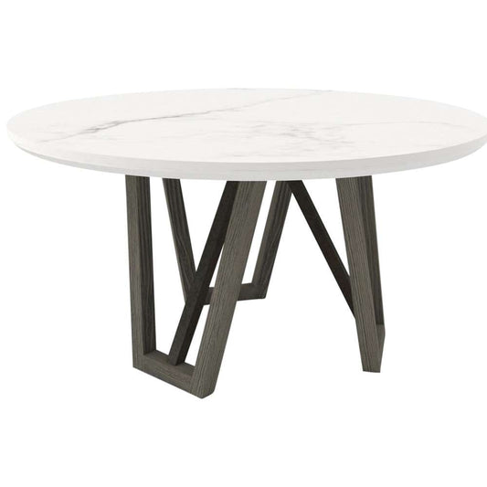 Parker House - Pure Modern Dining 54 in. Round Table with Wood Base - DPUR#54RND view 1