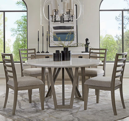 Parker House - Pure Modern Dining 54 in. Round Table with Wood Base - DPUR#54RND view 3