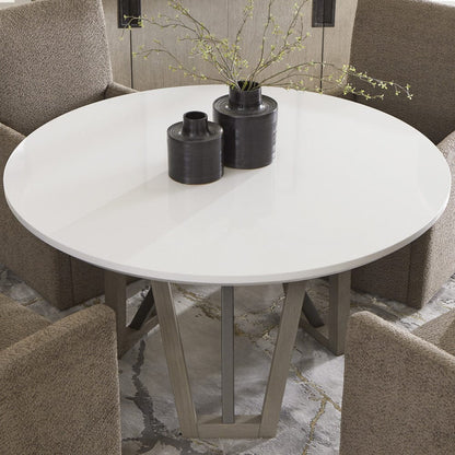 Parker House - Pure Modern Dining 54 in. Round Table with Wood Base - DPUR#54RND view 4