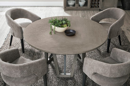 Parker House - Pure Modern Dining 60 in. Round Table with Wood Base - DPUR#60RND view 6