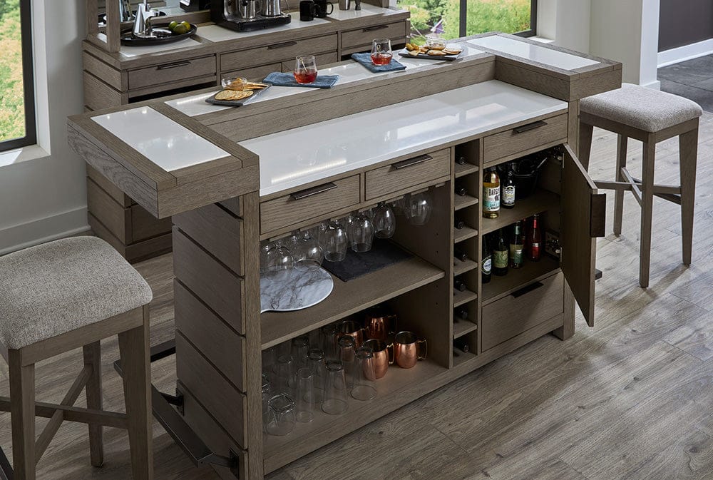 Parker House - Pure Modern Dining Bar Complete 78 in. - DPUR#78BAR-2 view 4