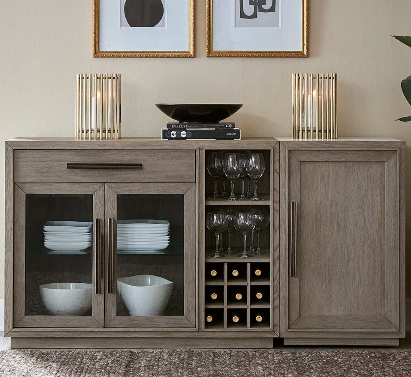 Parker House - Pure Modern Dining Multi-functional Server with Bar Cabinet - DPUR#47-2 view 3