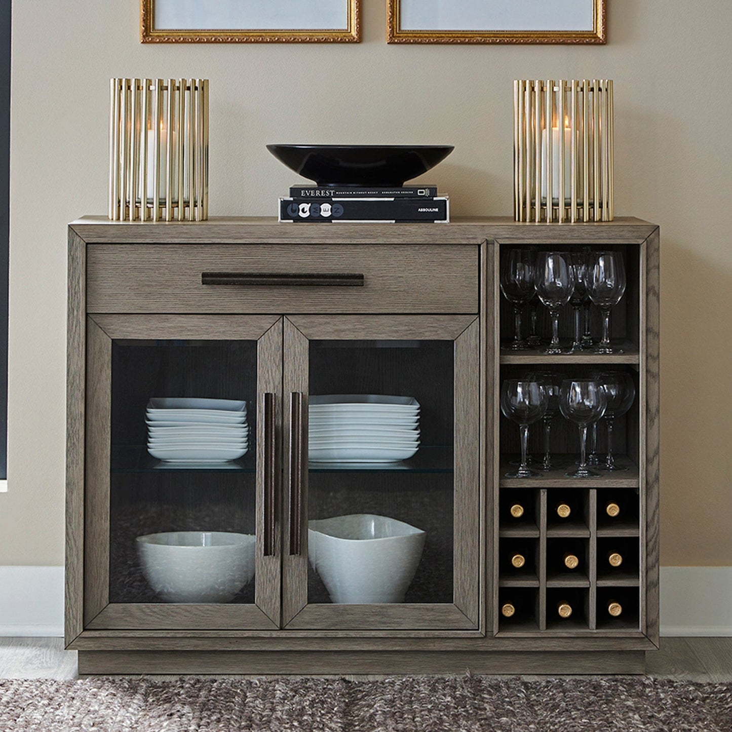 Parker House - Pure Modern Dining Multi-functional Server with Bar Cabinet - DPUR#47-2 view 4