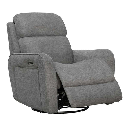 Parker House -  Quest - Upgrade Charcoal Cordless Swivel Glider Recliner - Powered By Freemotion (Set of 2) - MQUE#812GSPH-P25-2-UPCH_CLOSEOUT veiw 4