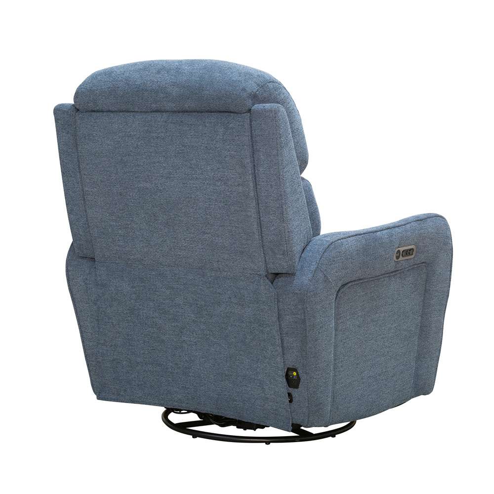 Parker House -  Quest - Upgrade Midnight Blue Cordless Swivel Glider Recliner - Powered By Freemotion (Set of 2) - MQUE#812GSPH-P25-2-UPMB_CLOSEOUT veiw 3