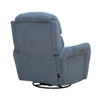 Parker House -  Quest - Upgrade Midnight Blue Cordless Swivel Glider Recliner - Powered By Freemotion (Set of 2) - MQUE#812GSPH-P25-2-UPMB_CLOSEOUT veiw 3