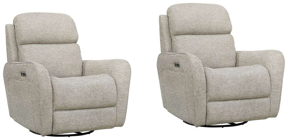 Parker House -  Quest - Upgrade Muslin Cordless Swivel Glider Recliner - Powered By Freemotion (Set of 2) - MQUE#812GSPH-P25-2-UPMU_CLOSEOUT veiw 1