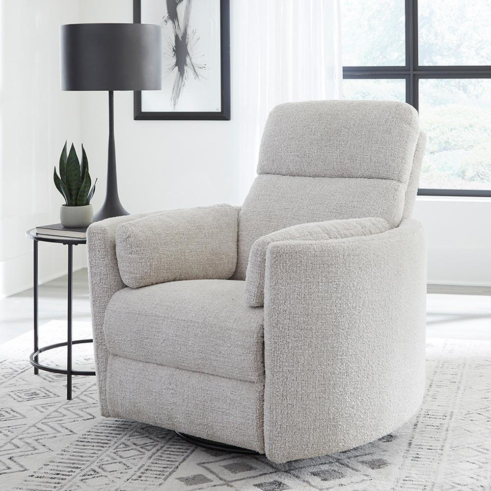 Parker House -  Radius - Angora Linen Manual Swivel Recliner - MRAD#812GS-ANLI view 6