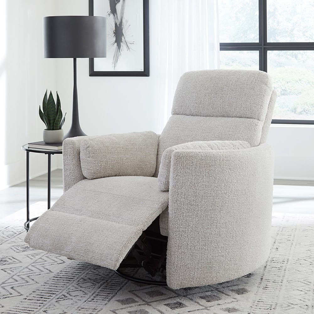 Parker House -  Radius - Angora Linen Manual Swivel Recliner - MRAD#812GS-ANLI view 8