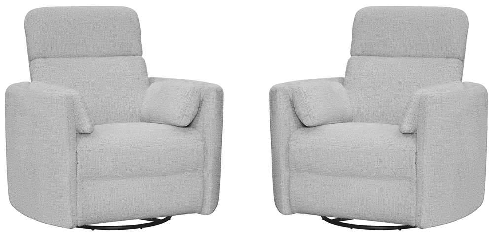 Parker House -  Radius - Angora Linen Manual Swivel Recliner (Set of 2) - MRAD#812GS-2-ANLI view 1