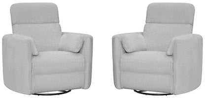 Parker House -  Radius - Angora Linen Manual Swivel Recliner (Set of 2) - MRAD#812GS-2-ANLI view 1