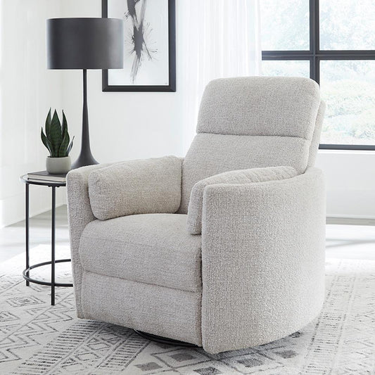Parker House -  Radius - Angora Linen Manual Swivel Recliner - MRAD#812GS-ANLI veiw 2