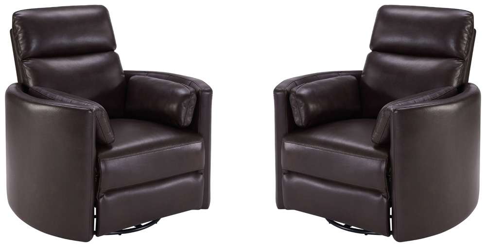 Parker House -  Radius - Florence Brown - Powered By Freemotion Cordless Power Swivel Glider Recliner (Set of 2) - MRAD#812GSP-P25-2-FBR view 1