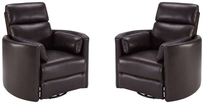 Parker House -  Radius - Florence Brown - Powered By Freemotion Cordless Power Swivel Glider Recliner (Set of 2) - MRAD#812GSP-P25-2-FBR view 1
