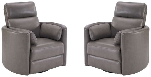 Parker House -  Radius - Florence Heron - Powered By Freemotion Cordless Power Swivel Glider Recliner (Set of 2) - MRAD#812GSP-P25-2-FHE view 1