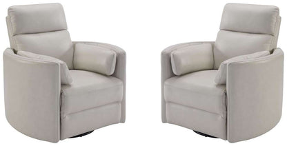 Parker House -  Radius - Florence Ivory - Powered By Freemotion Cordless Power Swivel Glider Recliner (Set of 2) - MRAD#812GSP-P25-2-FIV view 1