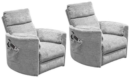 Parker House -  Radius Lift - Mineral Power Lift Recliner (Set of 2) - MRAD#812LIFT-2-MIN veiw 1