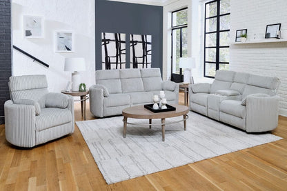 Parker House - Radius - Mega Grey Power Glider Reclining Console Loveseat - MRAD#822CPG-MGGR view 3