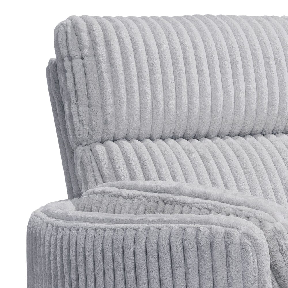 Parker House - Radius - Mega Grey Power Glider Reclining Console Loveseat - MRAD#822CPG-MGGR view 6