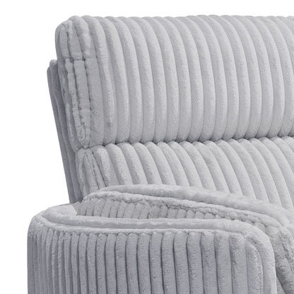 Parker House - Radius - Mega Grey Power Glider Reclining Console Loveseat - MRAD#822CPG-MGGR view 6