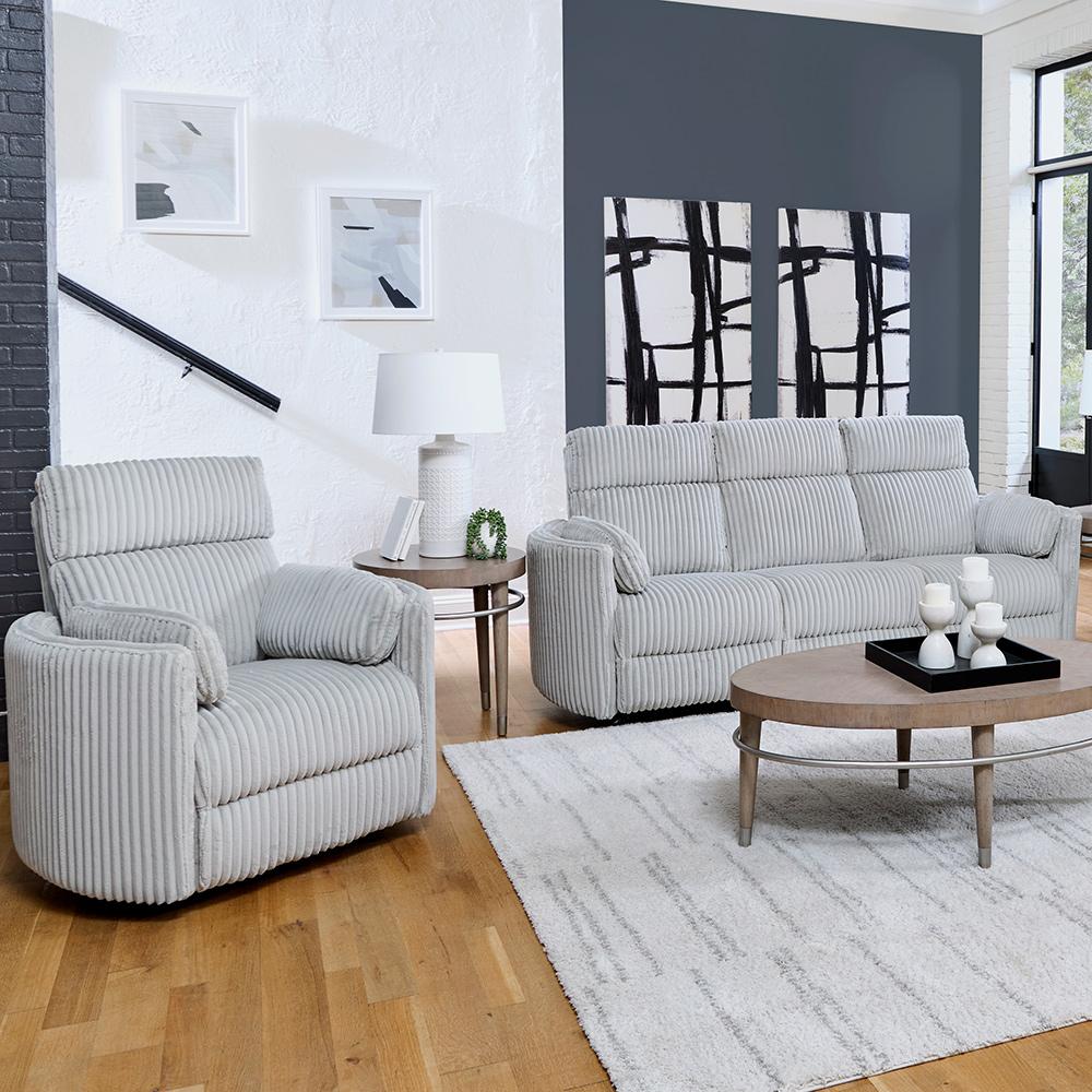 Parker House - Radius - Mega Grey Power Reclining Sofa and Recliner - MRAD-31P-MGGR view 2
