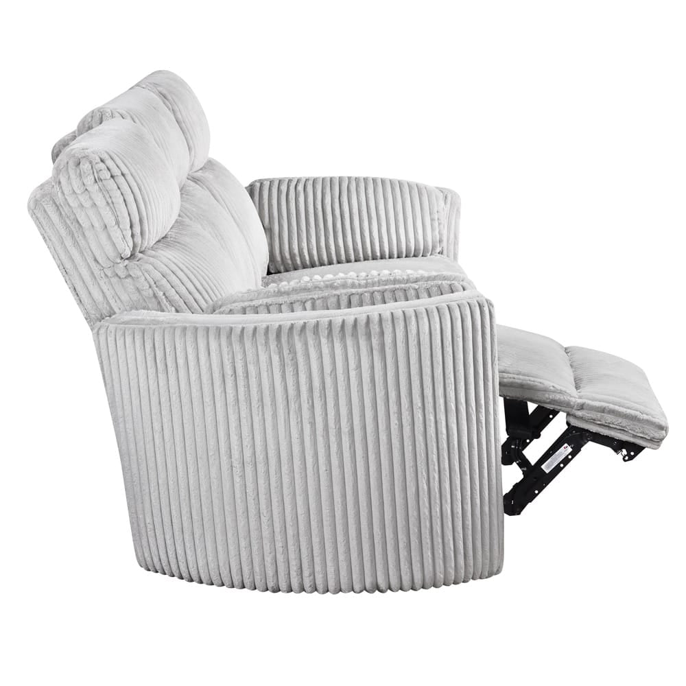 Parker House - Radius - Mega Grey Power Reclining Sofa and Two Recliners - MRAD-311P-MGGR view 9