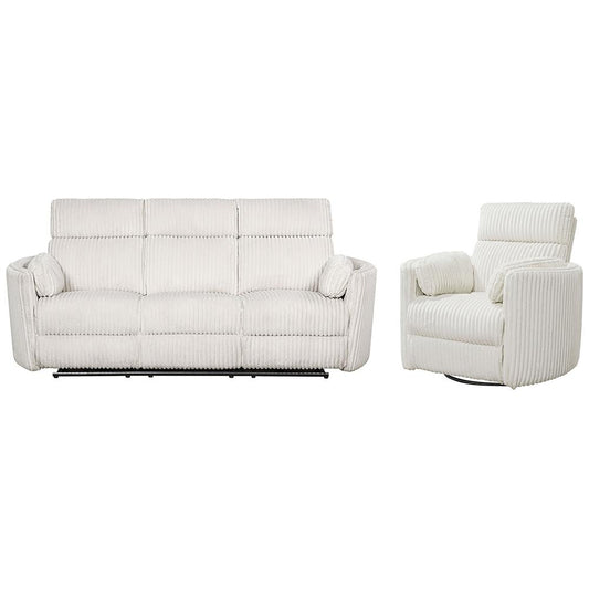 Parker House - Radius - Mega Ivory Power Reclining Sofa and Recliner - MRAD-31P-MGIV view 1