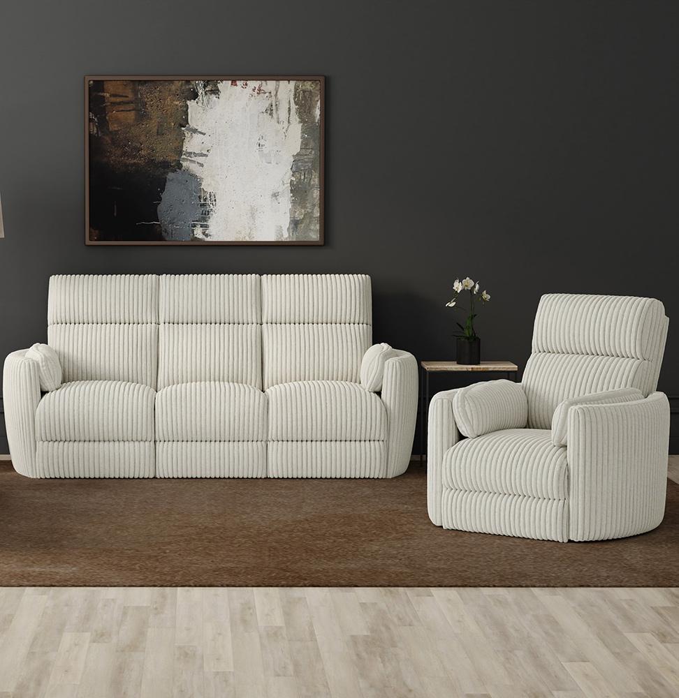 Parker House - Radius - Mega Ivory Power Reclining Sofa and Recliner - MRAD-31P-MGIV view 2