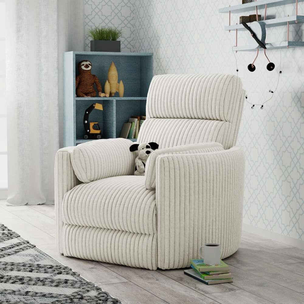 Parker House - Radius - Mega Ivory Swivel Power Glider Recliner - MRAD#812GSP-MGIV view 6