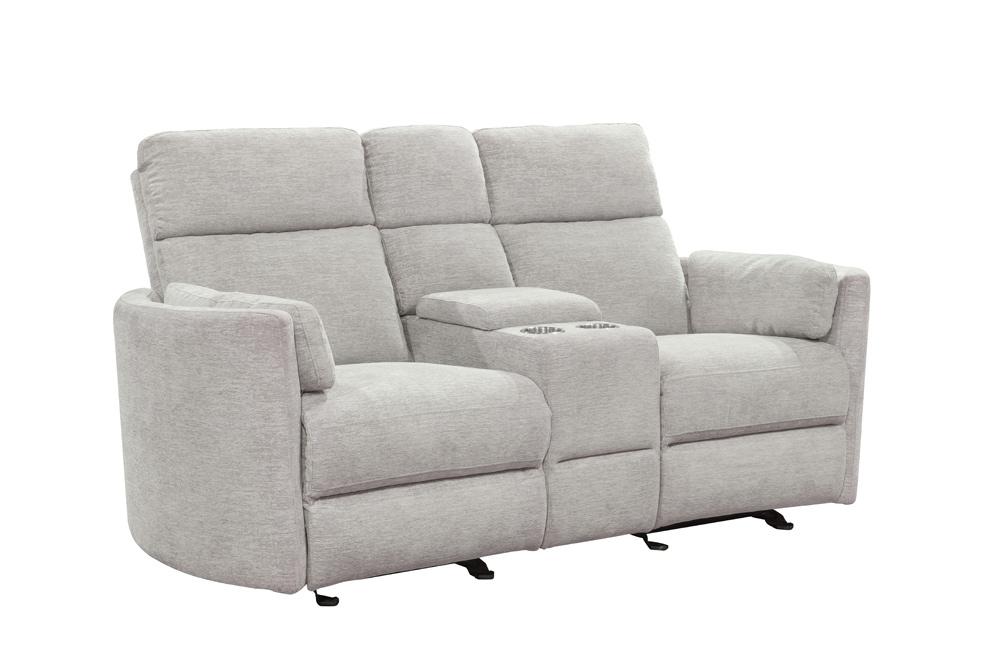 Parker House -  Radius - Mineral Power Glider Reclining Console Loveseat - MRAD#822CPG-MIN view 3