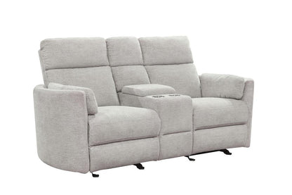 Parker House -  Radius - Mineral Power Glider Reclining Console Loveseat - MRAD#822CPG-MIN view 3
