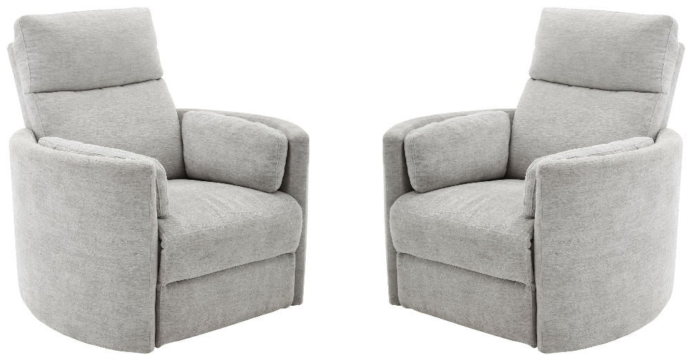 Parker House - Radius - Mineral Power Swivel Glider Recliner (Set of 2) - MRAD#812GSP-2-MIN view 6