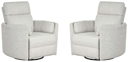 Parker House -  Radius - Natural Beauty Quartz Power Swivel Glider Recliner (Set of 2) - MRAD#812GSP-2-NBQ veiw 1