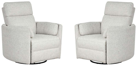 Parker House -  Radius - Natural Beauty Quartz Power Swivel Glider Recliner (Set of 2) - MRAD#812GSP-2-NBQ veiw 1
