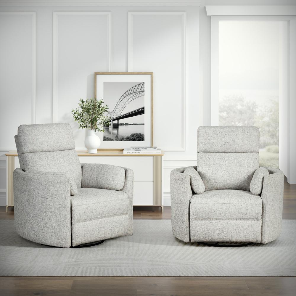 Parker House -  Radius - Natural Beauty Quartz Power Swivel Glider Recliner (Set of 2) - MRAD#812GSP-2-NBQ veiw 2